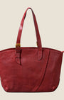 Shopper in pelle Rosso