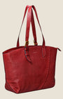 Shopper in pelle Rosso