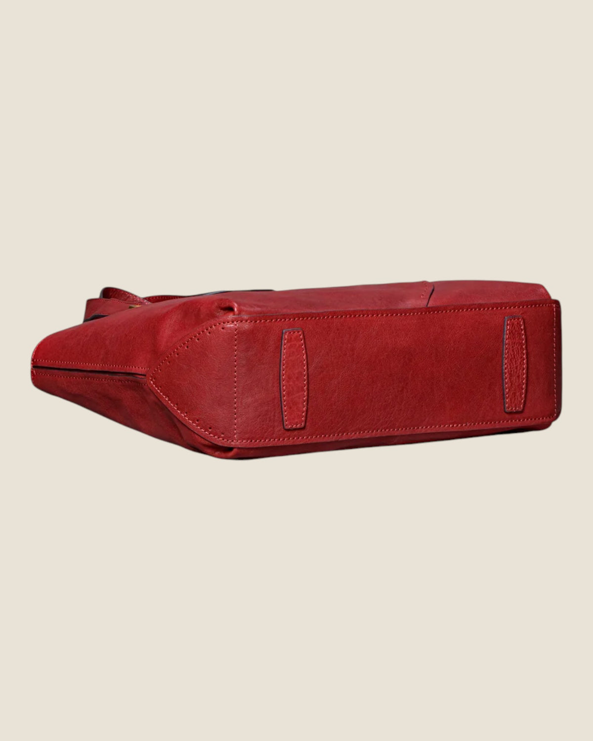 Shopper in pelle Rosso