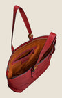 Shopper in pelle Rosso