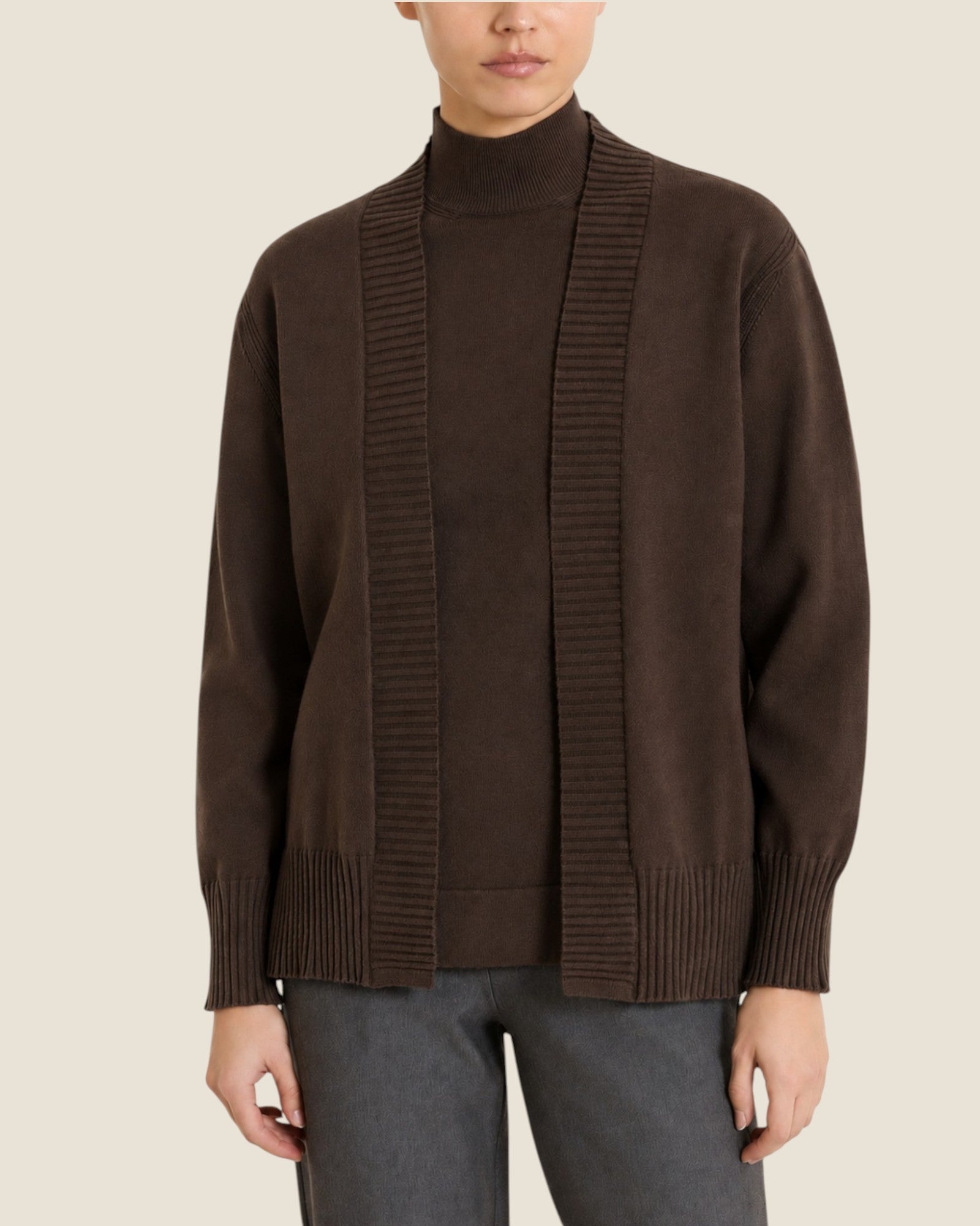 CARDIGAN ML Chocolate Tor (1)