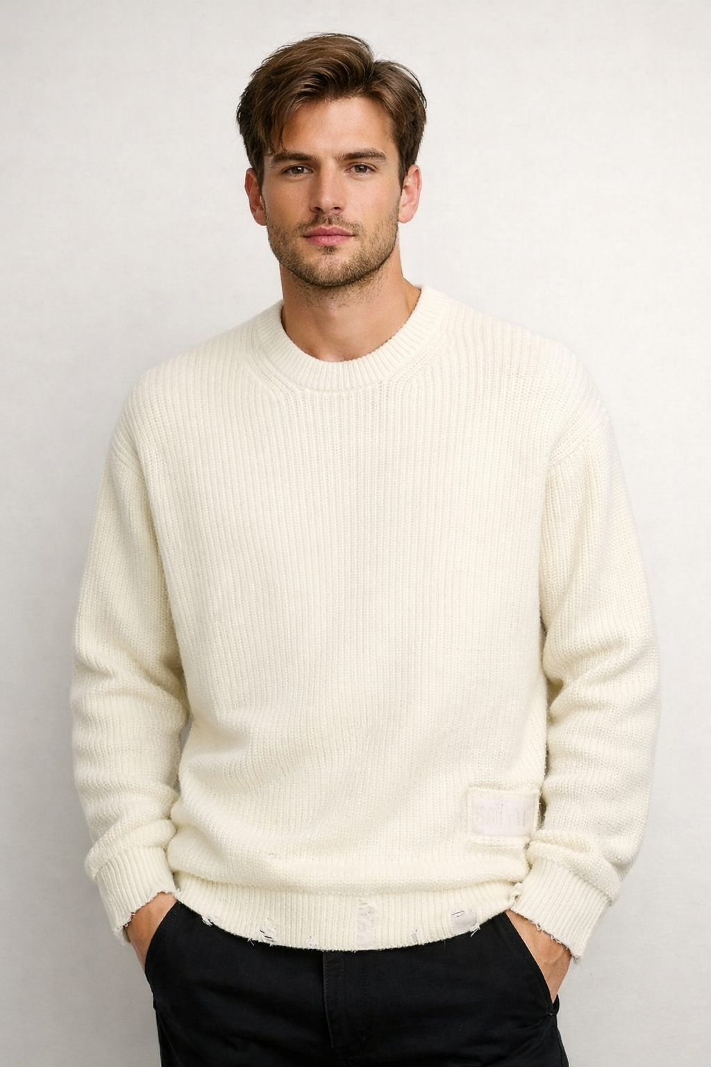 Gaelle Paris Pullover rotture a costa inglese