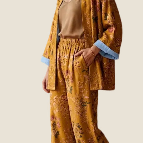 Dafne - kimono e pantalone completo