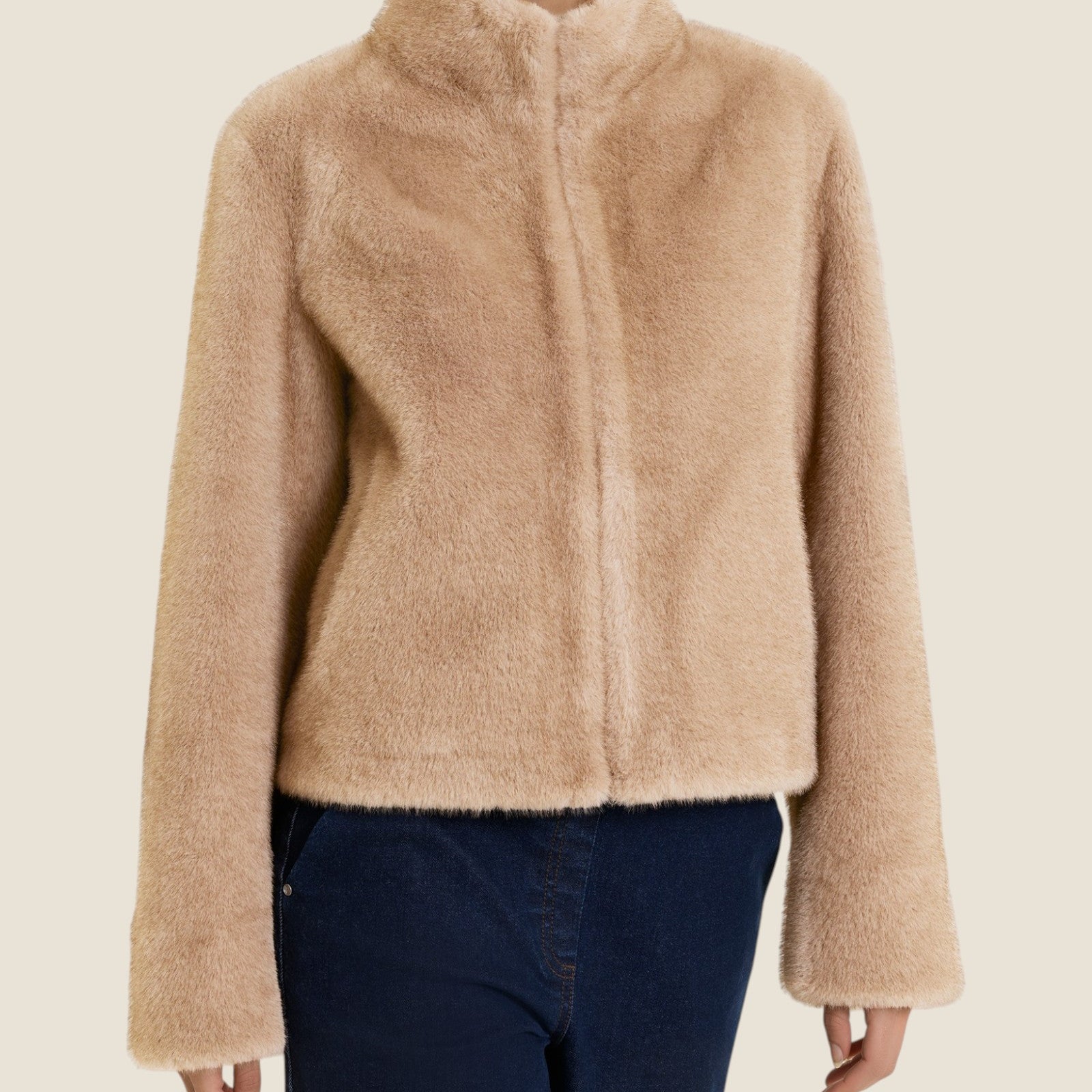 GIACCONE ZIP Cammello (1)