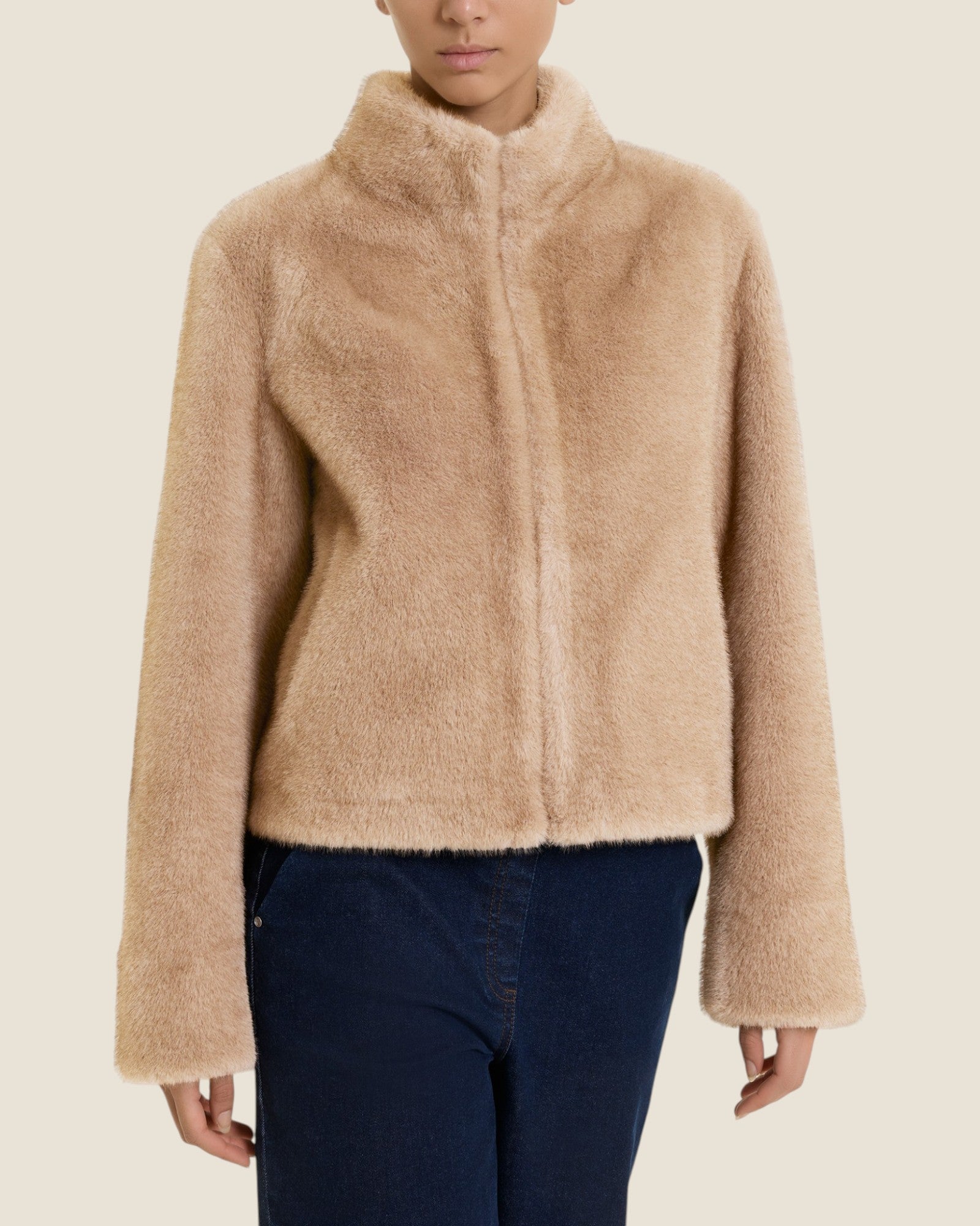 GIACCONE ZIP Cammello (1)