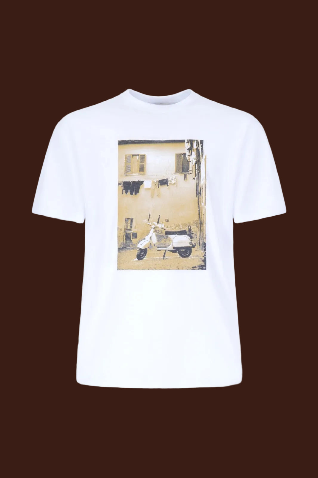 Over/D - T-Shirt Grafica M/M Paricollo