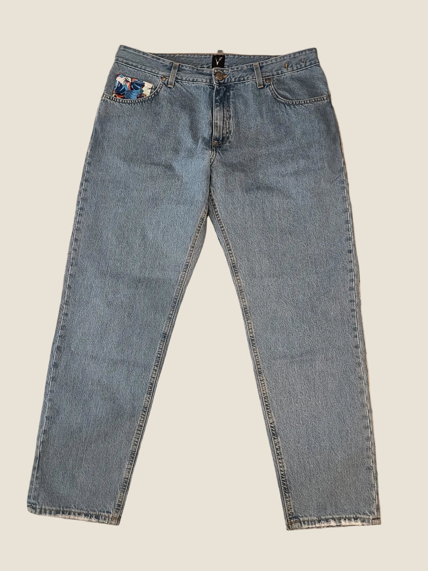 V2 Brand - Jeans Denim Lavaggio Chiaro