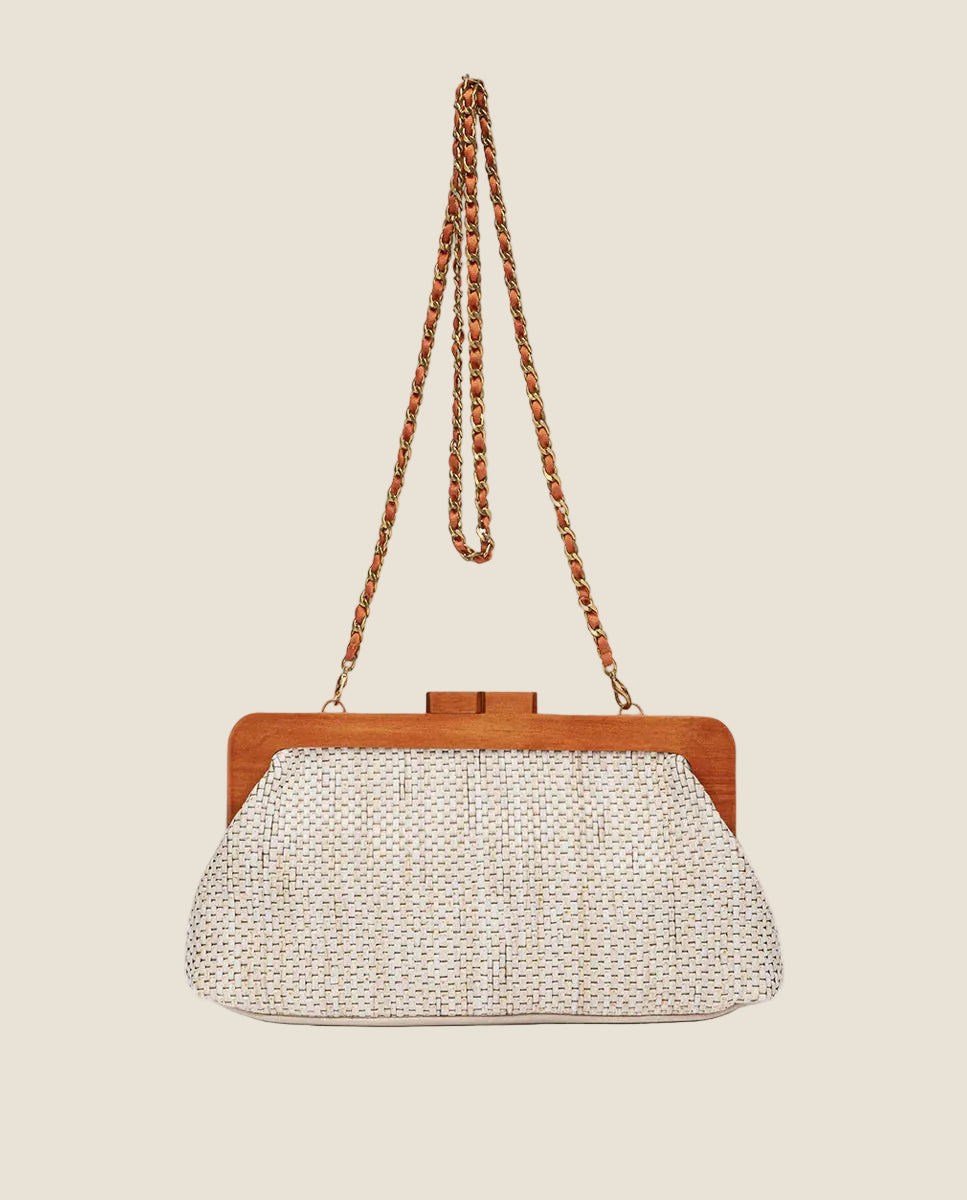 Abbacino - Pochette in raffia