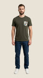 V2 Brand - T-Shirt con taschino