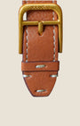 Piccolo portafoglio da donna in pelle Cognac