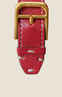 Piccolo portafoglio da donna in pelle Rosso