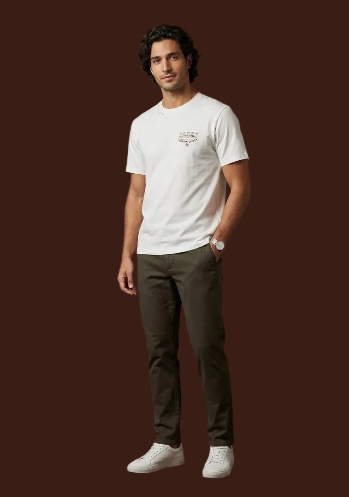 Over/D - T-Shirt M/M Con Taschino