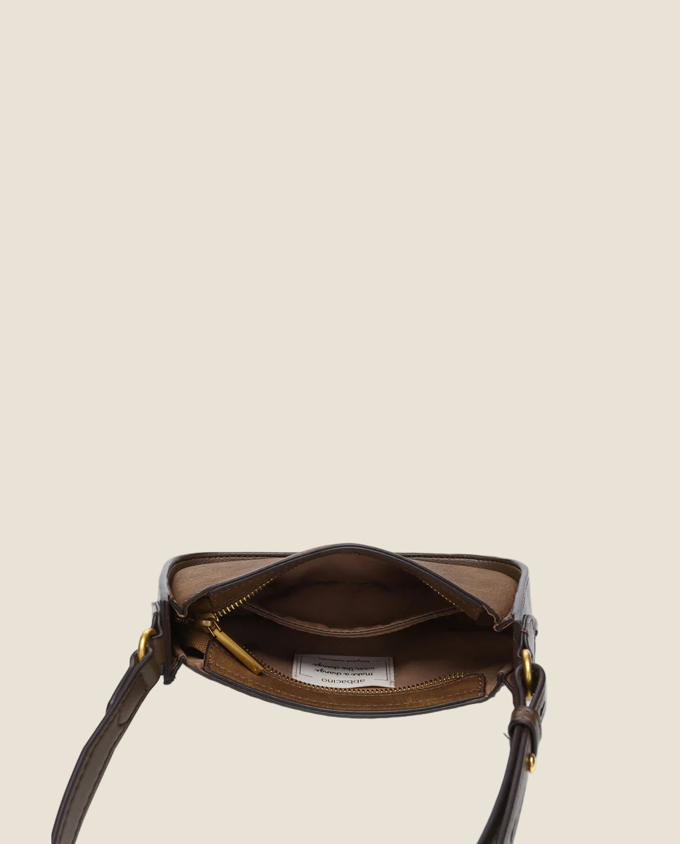 Abbacino borsa a tracolla in materiale riciclato