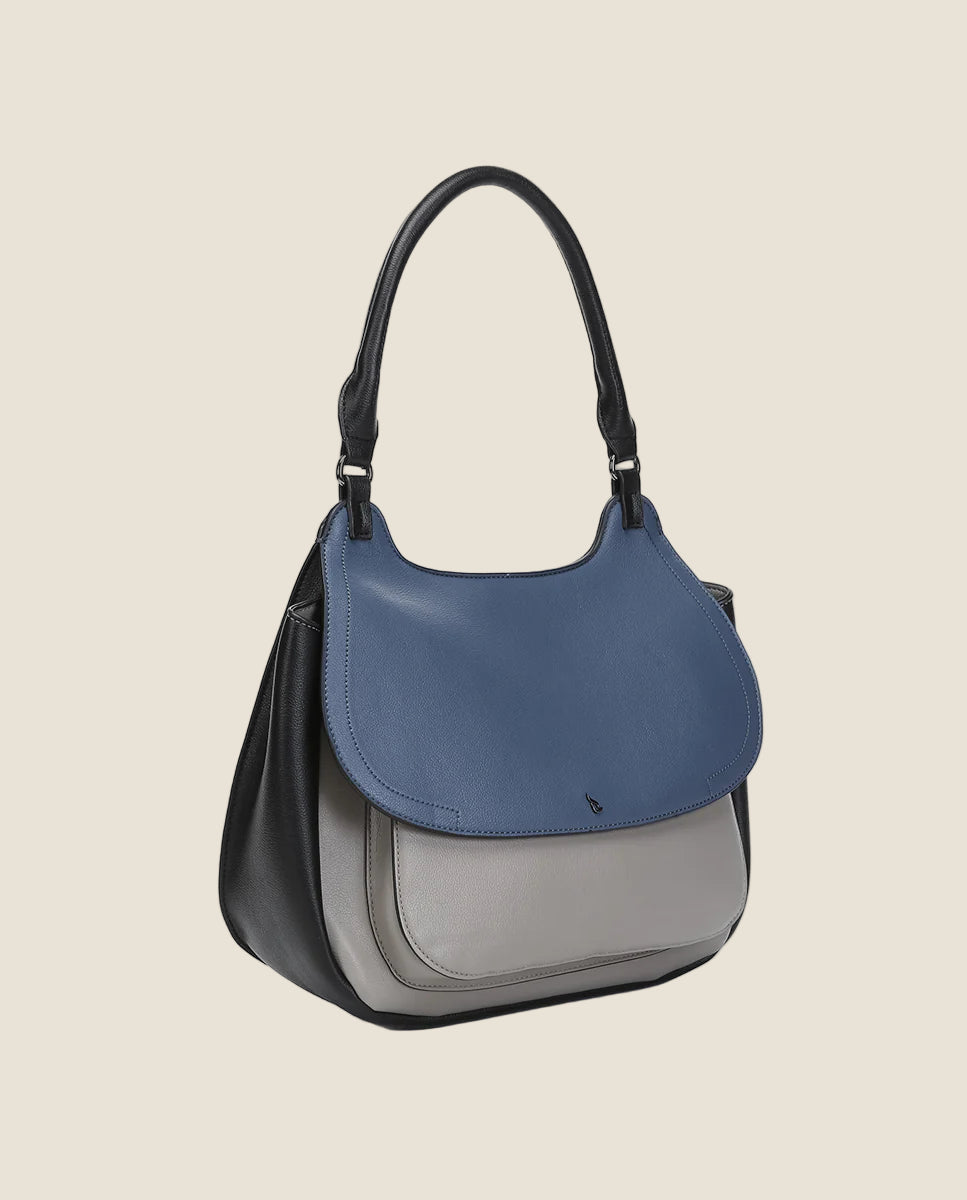 Abbacino borsa a tracolla in materiali riciclati