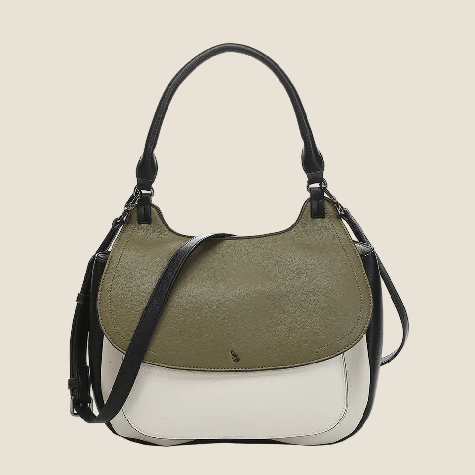 Abbacino borsa a tracolla in materiali riciclati