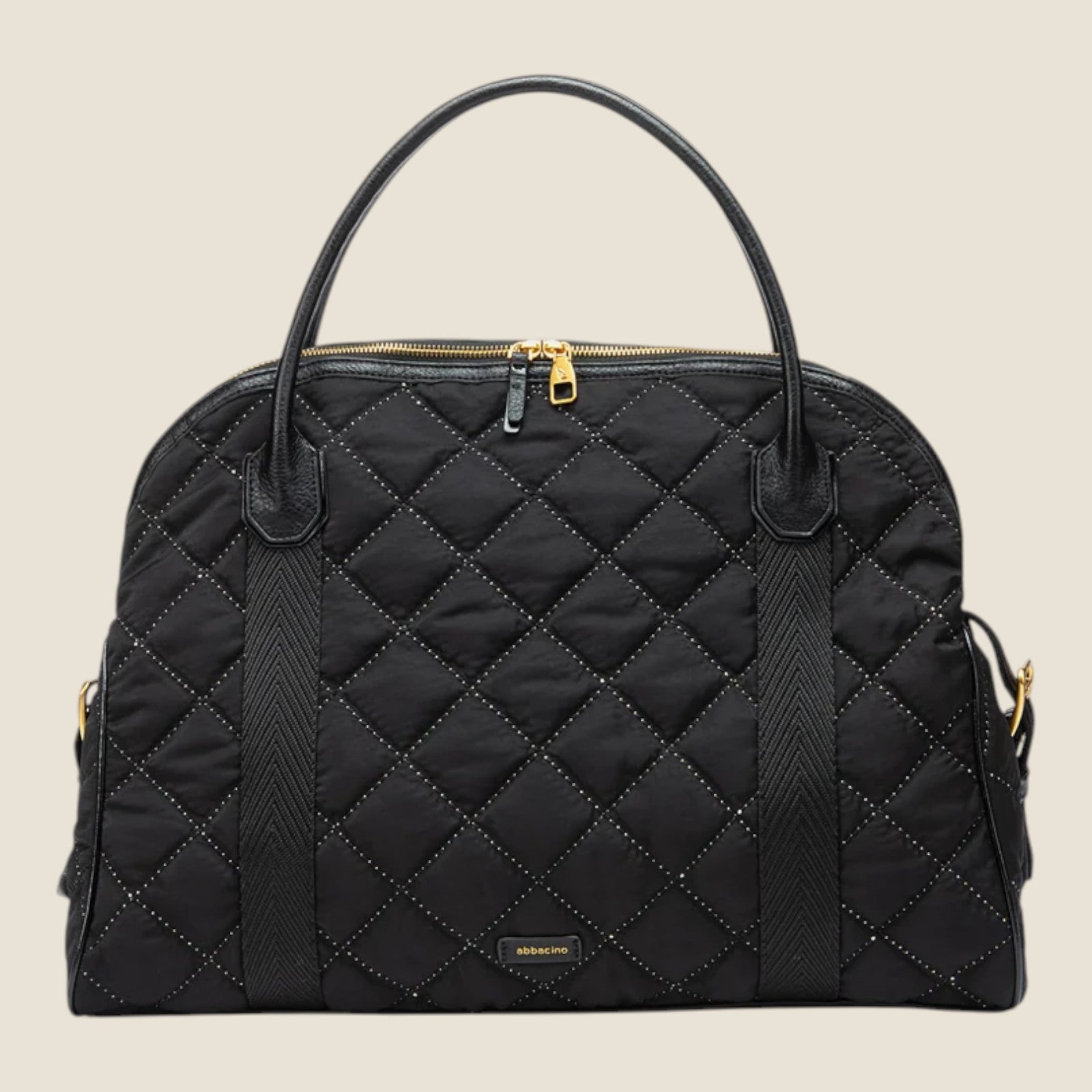 Borsa a mano imbottita Nero