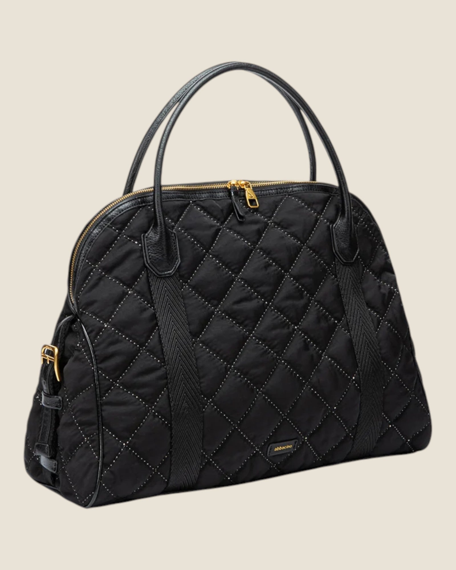 Borsa a mano imbottita Nero