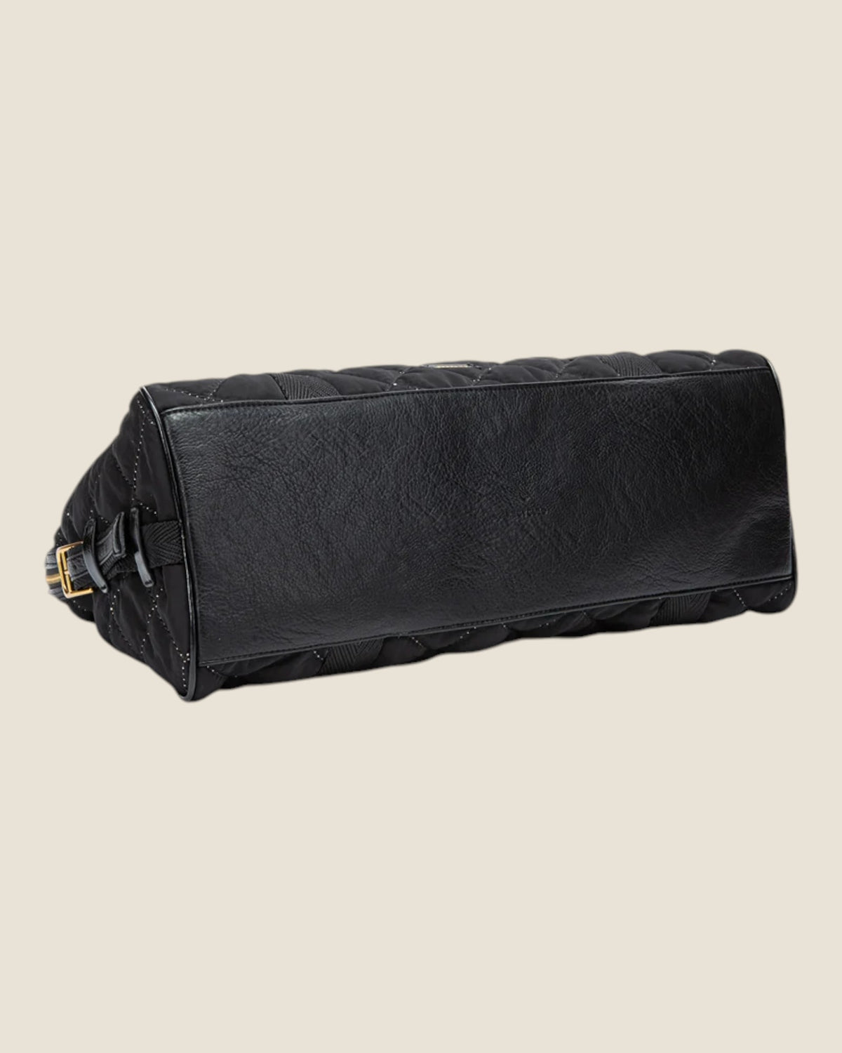 Borsa a mano imbottita Nero