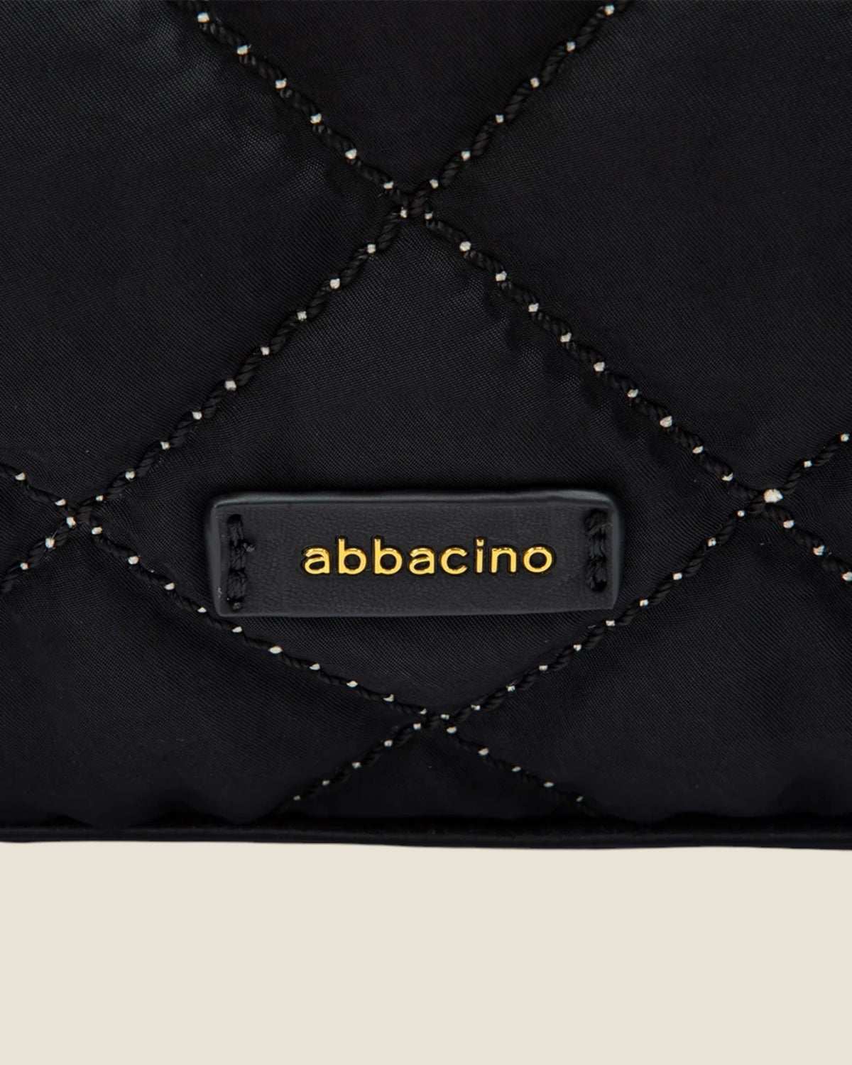 Borsa a mano imbottita Nero