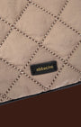 Borsa a mano imbottita Taupe