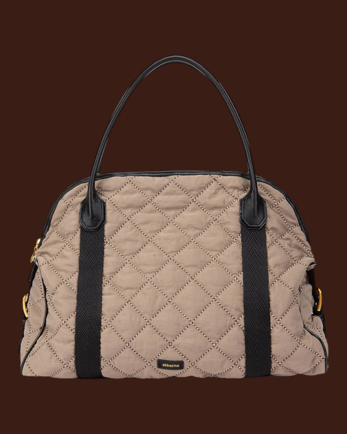 Borsa a mano imbottita Taupe