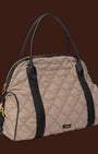 Borsa a mano imbottita Taupe