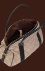 Borsa a mano imbottita Taupe