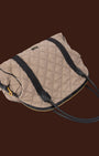 Borsa a mano imbottita Taupe