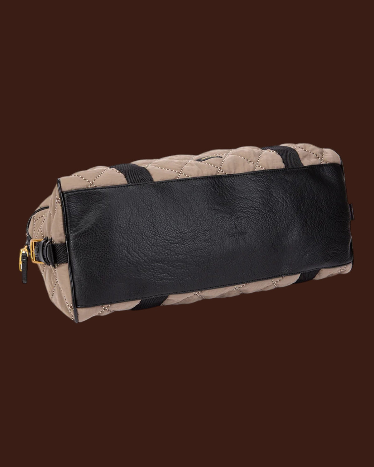 Borsa a mano imbottita Taupe