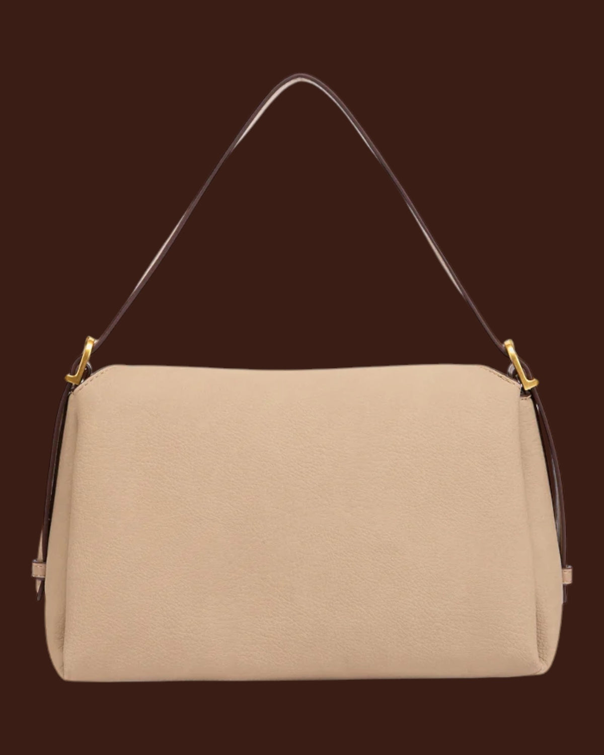 Borsa a spalla in materiali riciclati Beige