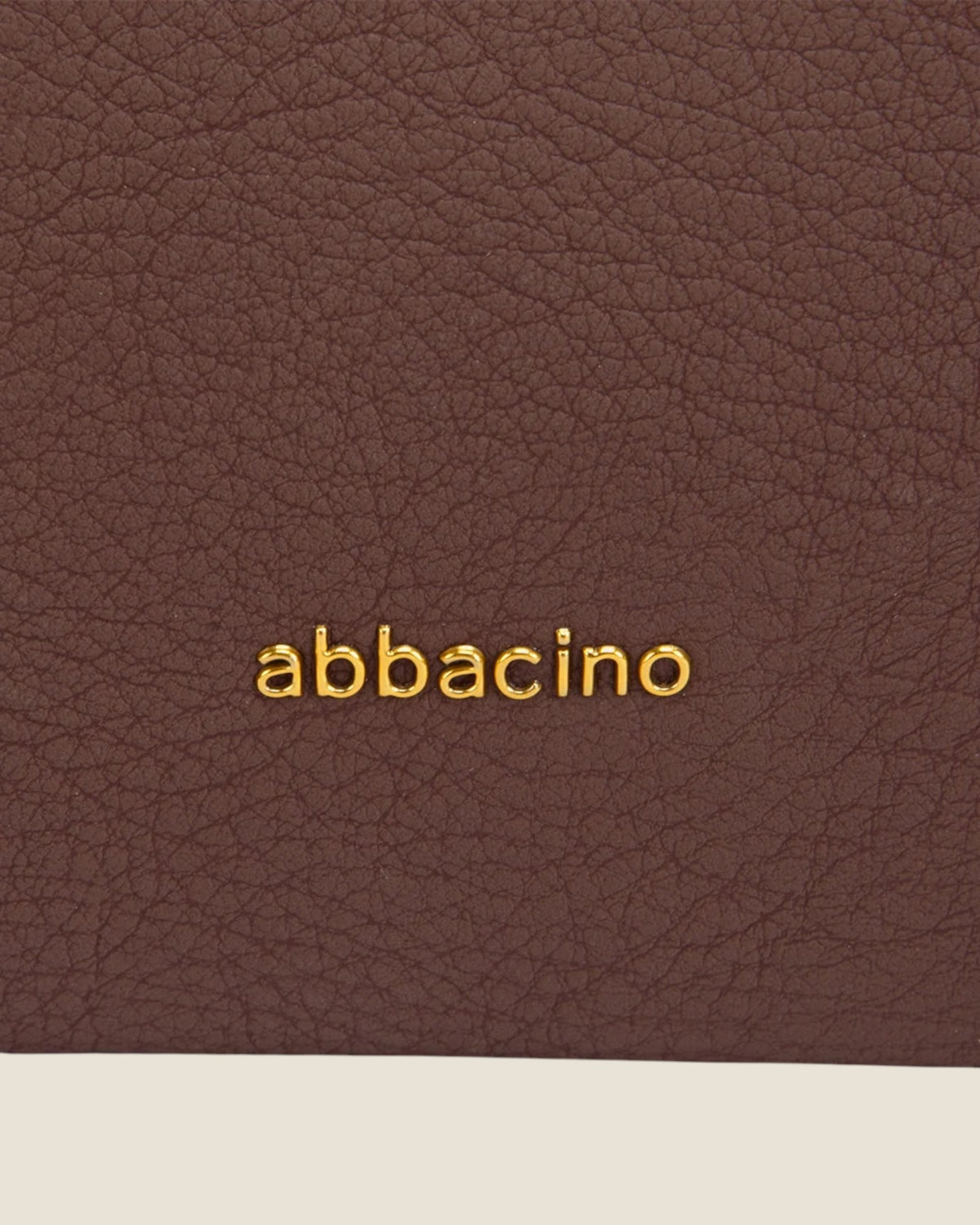 Borsa a spalla in materiali riciclati Marrone