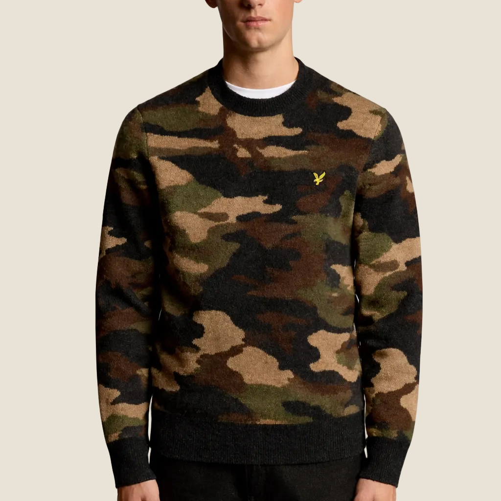 Gaelle Paris Pullover camouflage