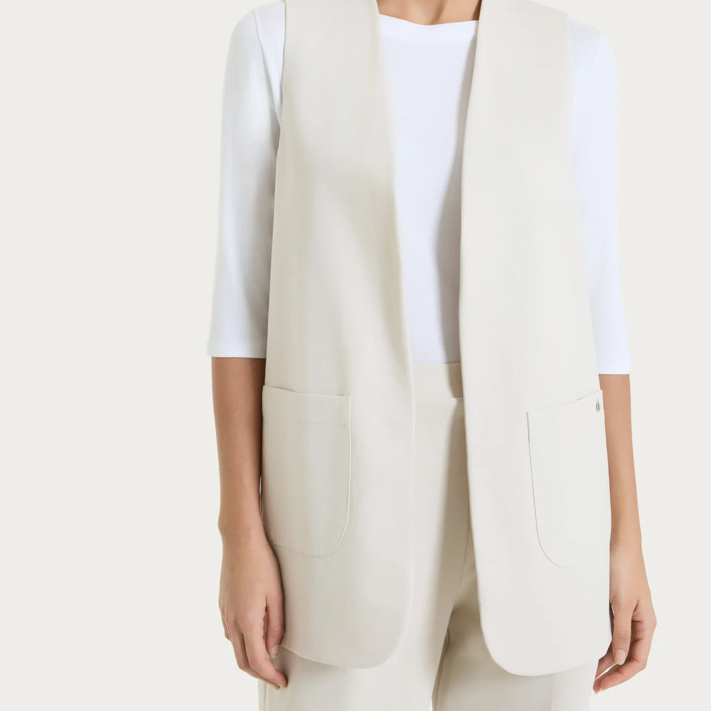 Ragno - Gilet Aperto in Compact Light