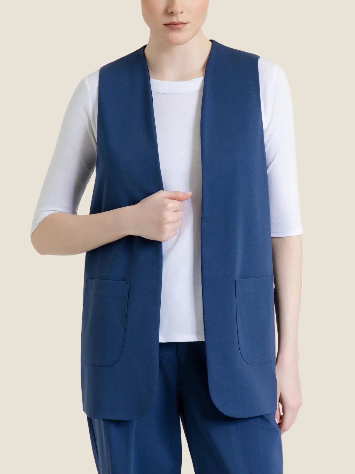 Ragno - Gilet Aperto in Compact Light