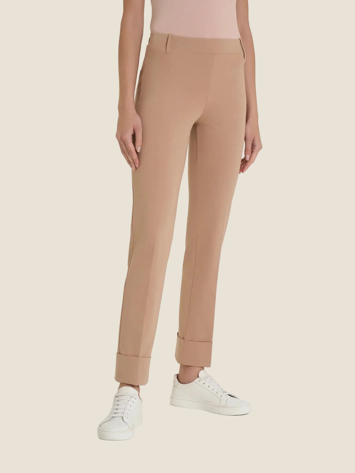 Ragno - Pantalone slim dritto in Compact Light