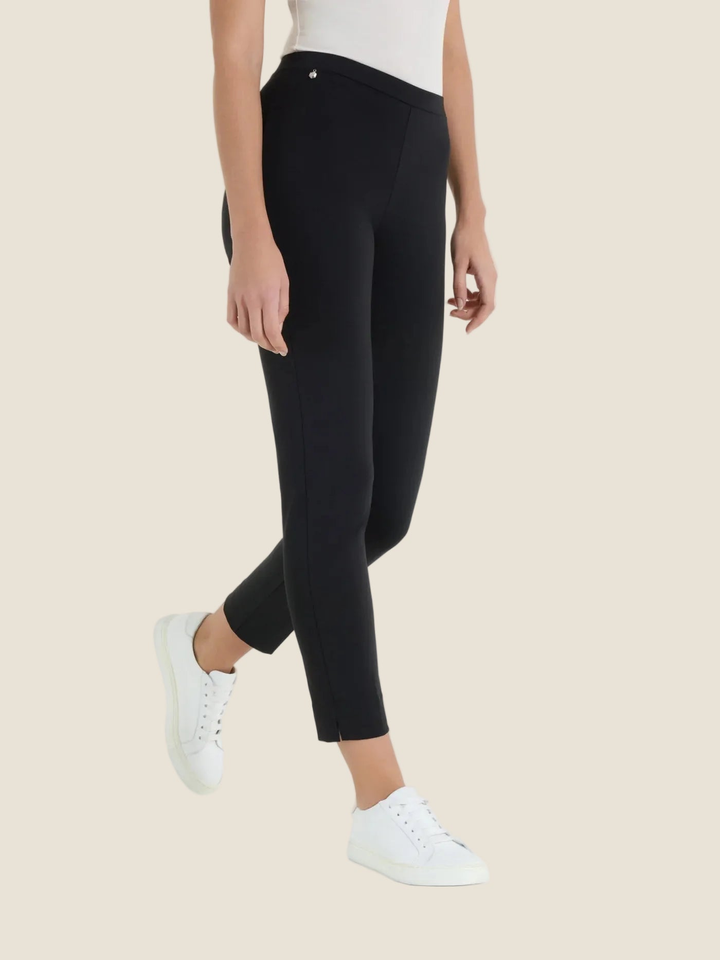 Ragno - Pantalone Capri con Spacchetti in Compact Light