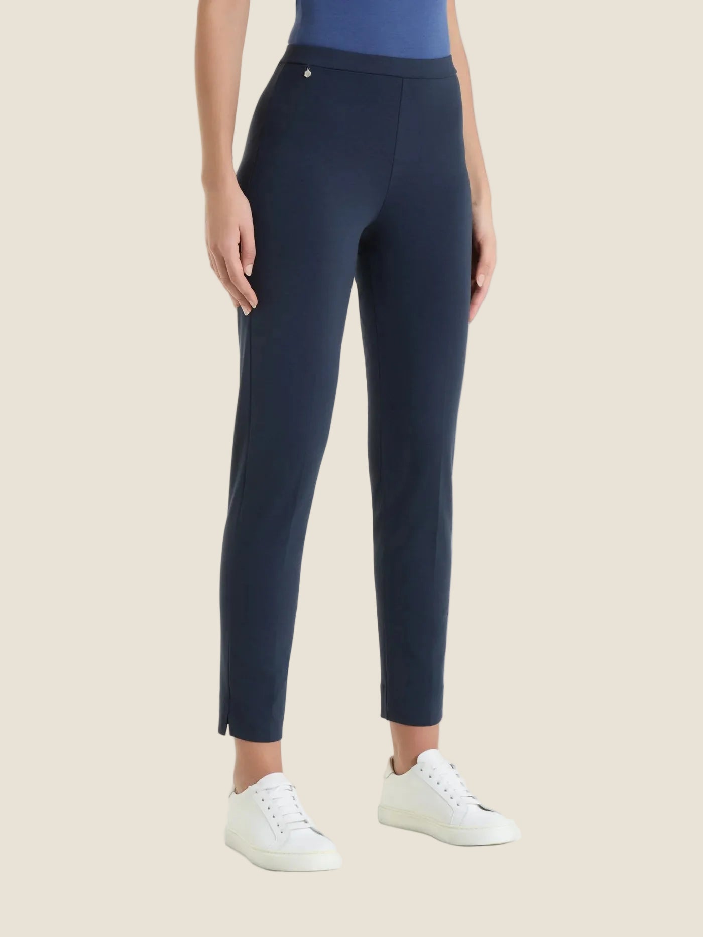 Ragno - Pantalone Capri con Spacchetti in Compact Light