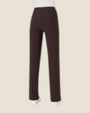 Pantalone ampio marrone Madison Shop in tessuto Compact con vita elasticizzata, vista posteriore
