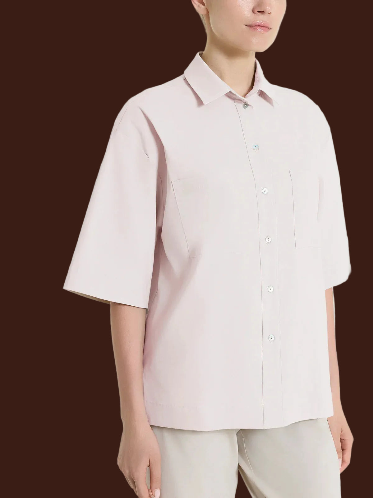 Ragno - Camicia con manica corta in Super Fresh