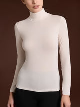 Ragno  Maglietta con collo dolcevita in filato Tenderwool