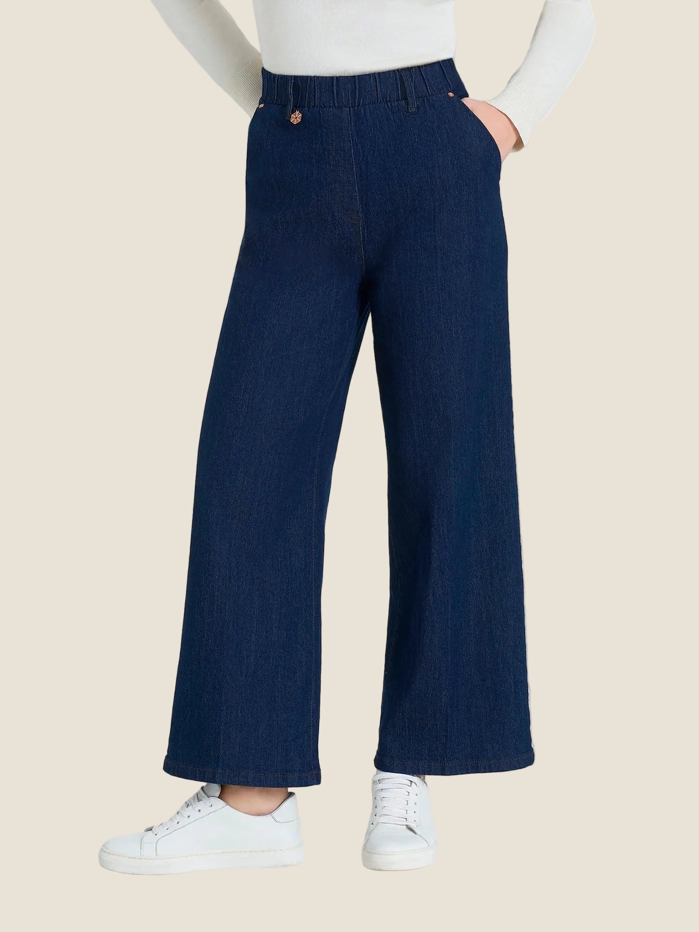 Ragno Jeans ampio alla caviglia con tasche in 4 Seasons Denim