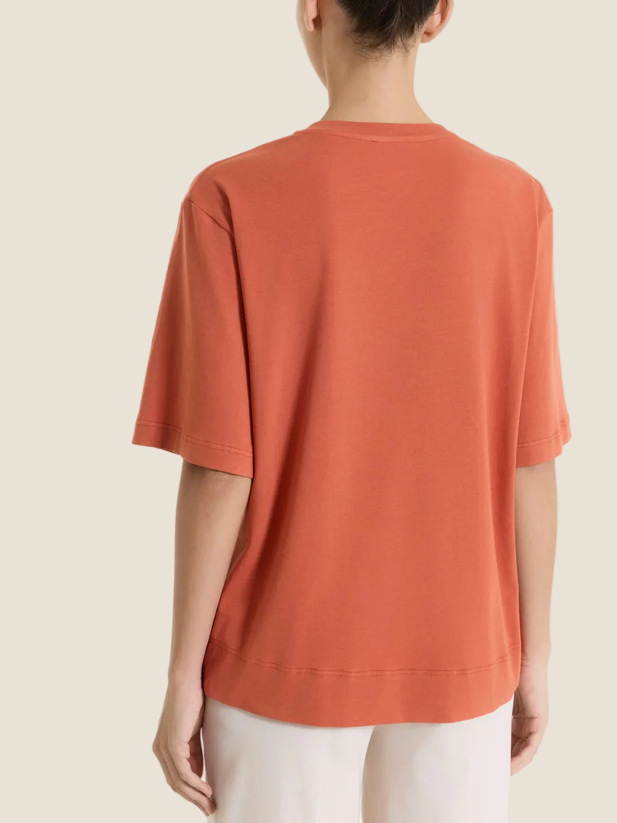 Ragno - Maglietta boxy tinta unita in Ultralight