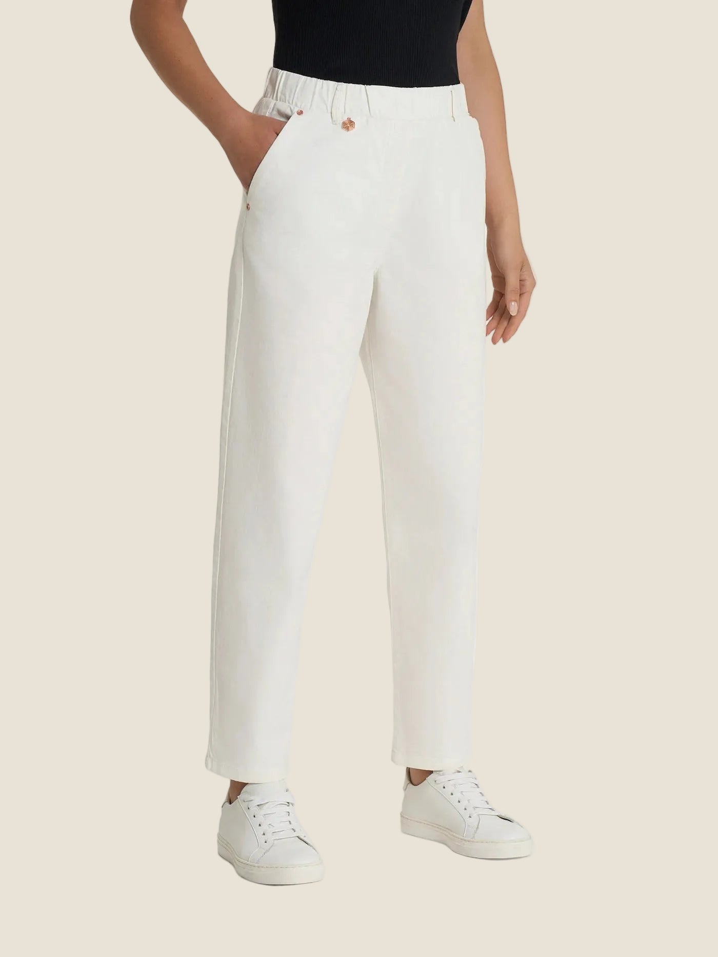 Ragno Jeans a carota con tasche in Light Denim