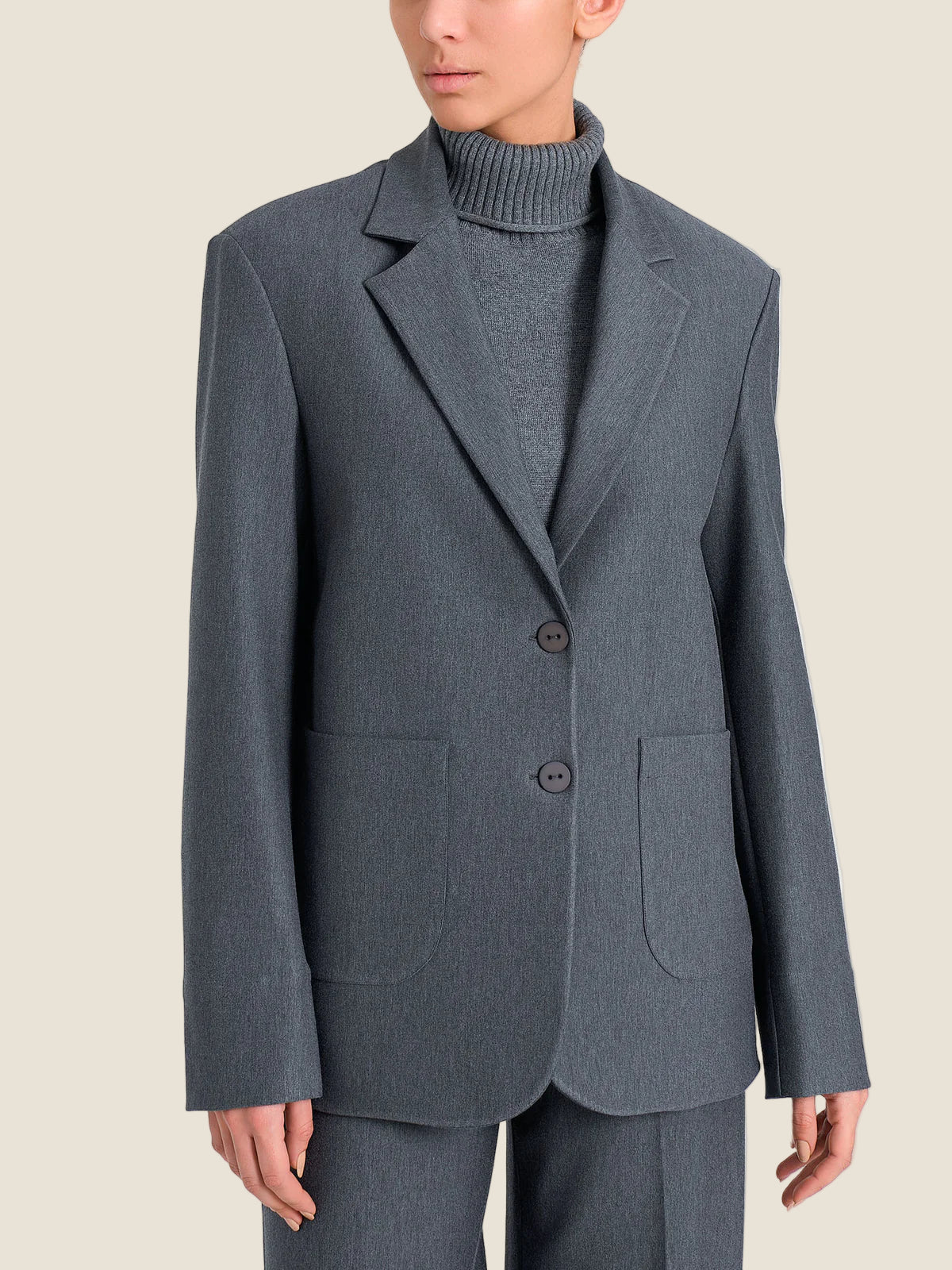 Ragno Blazer over con due bottoni in Compact