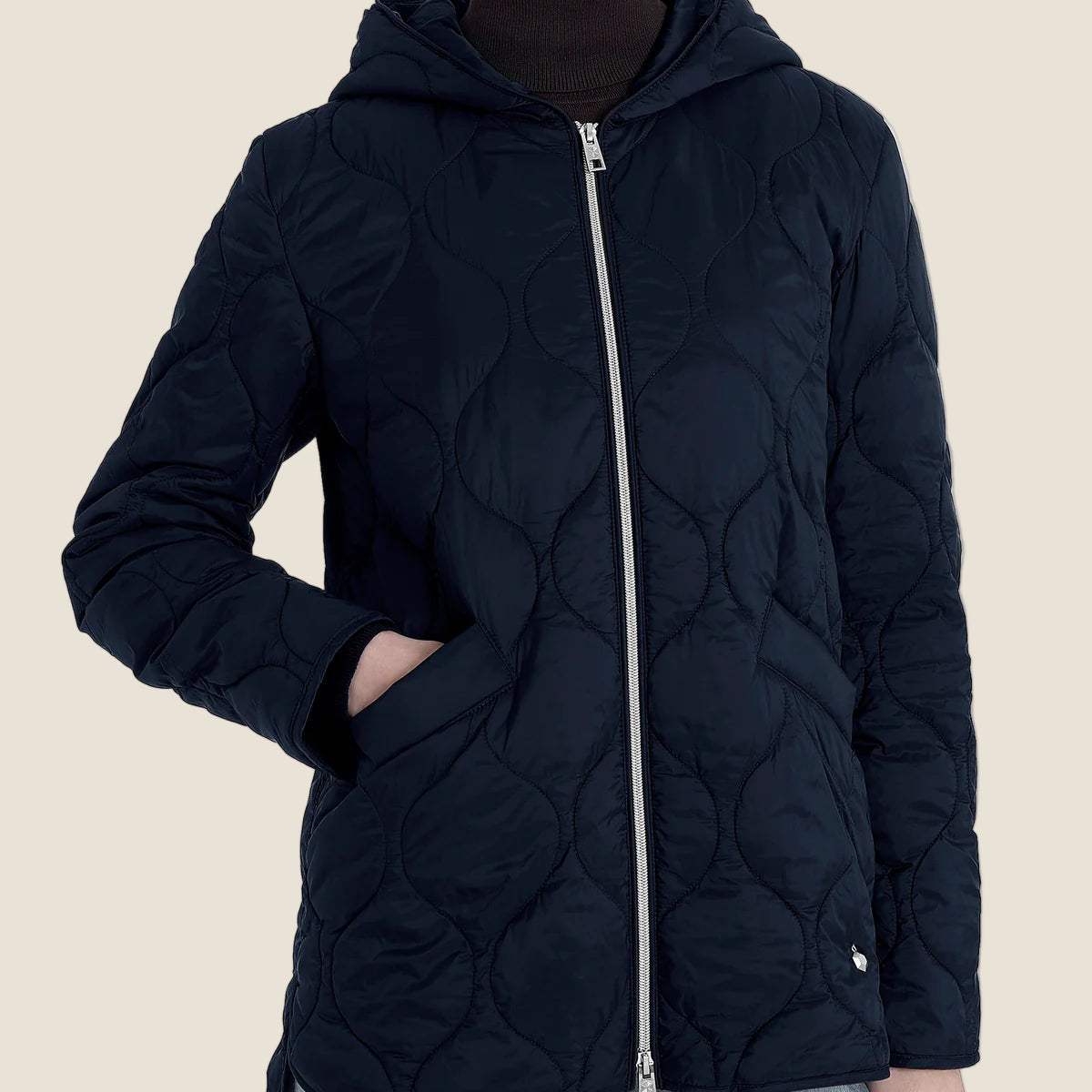 Ragno Piumino Onion Quilt con cappuccio