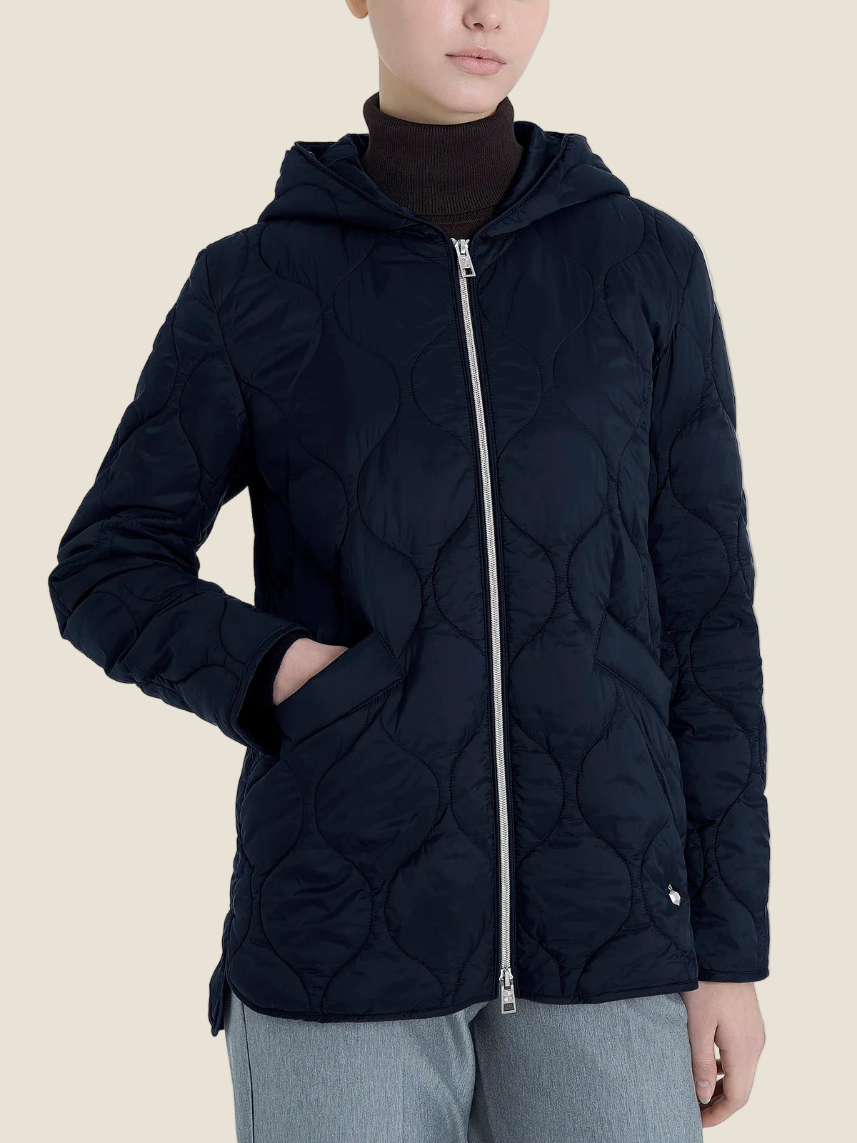 Ragno Piumino Onion Quilt con cappuccio