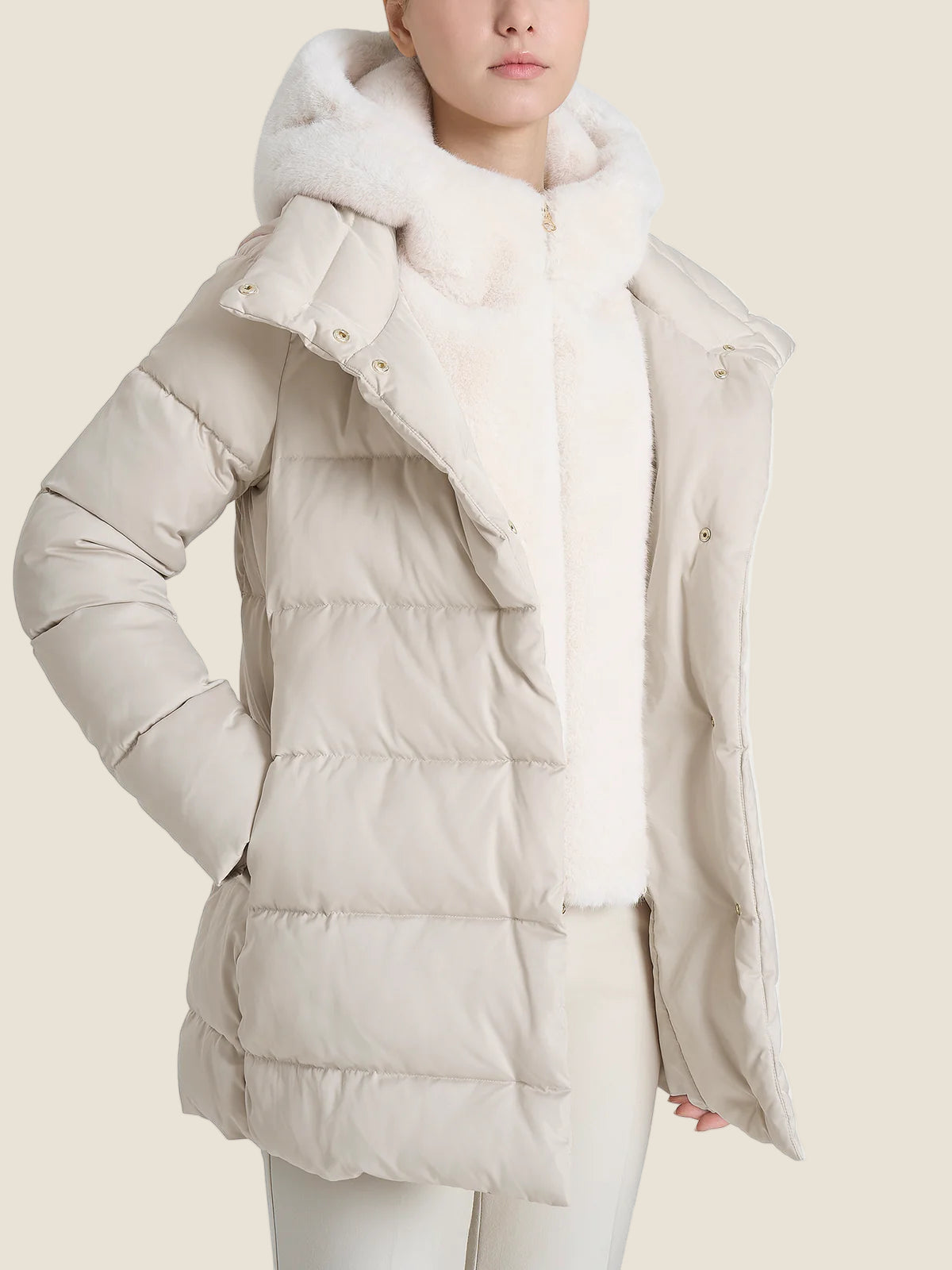 Ragno Piumino con Vegan Fur interna removibile