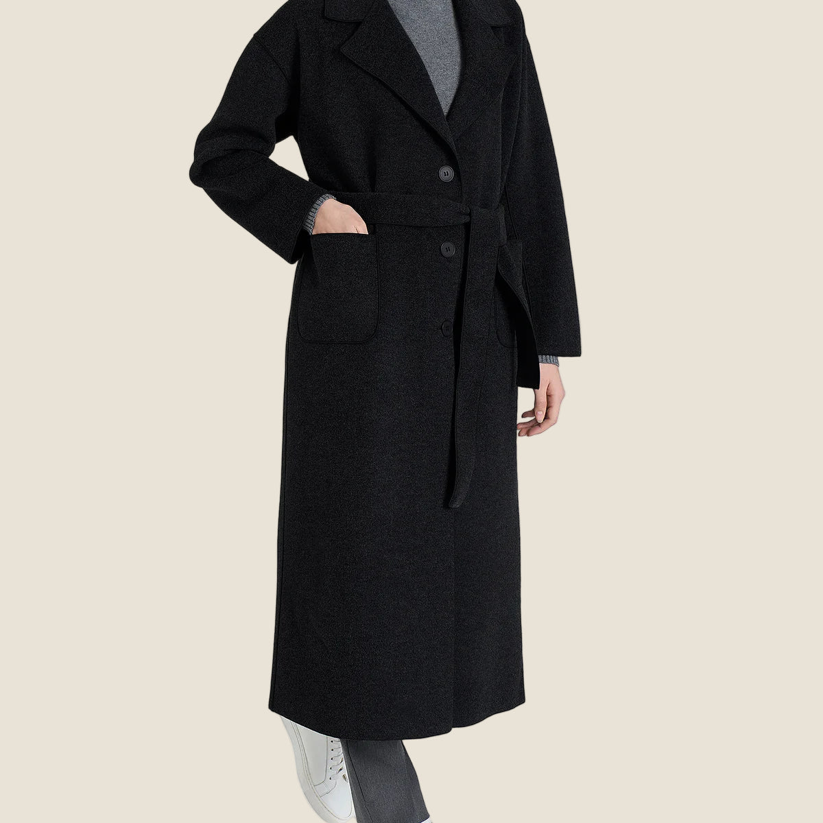Ragno Cappotto lungo in Vegan Wool