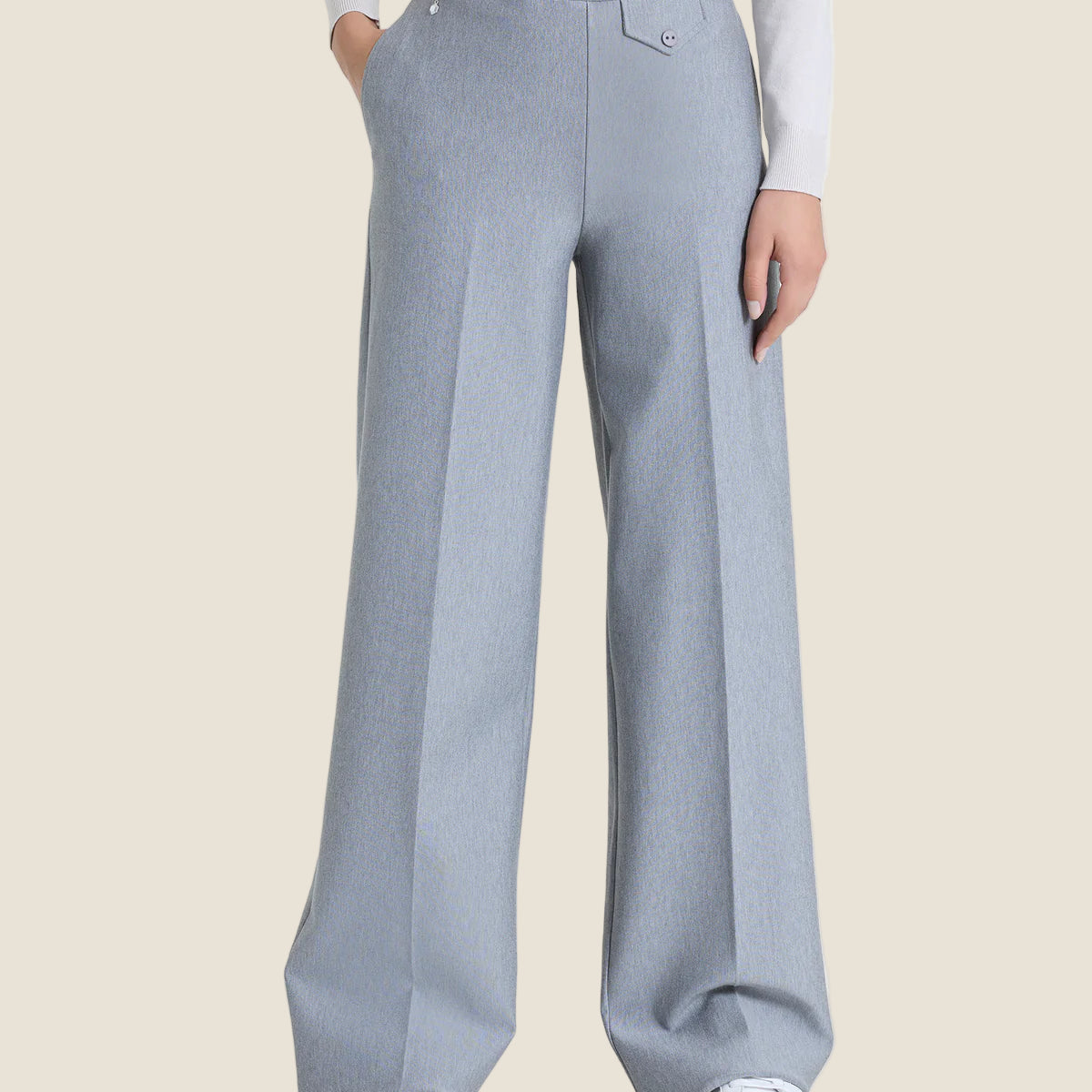 Ragno Pantalone a palazzo con taschino in Compact