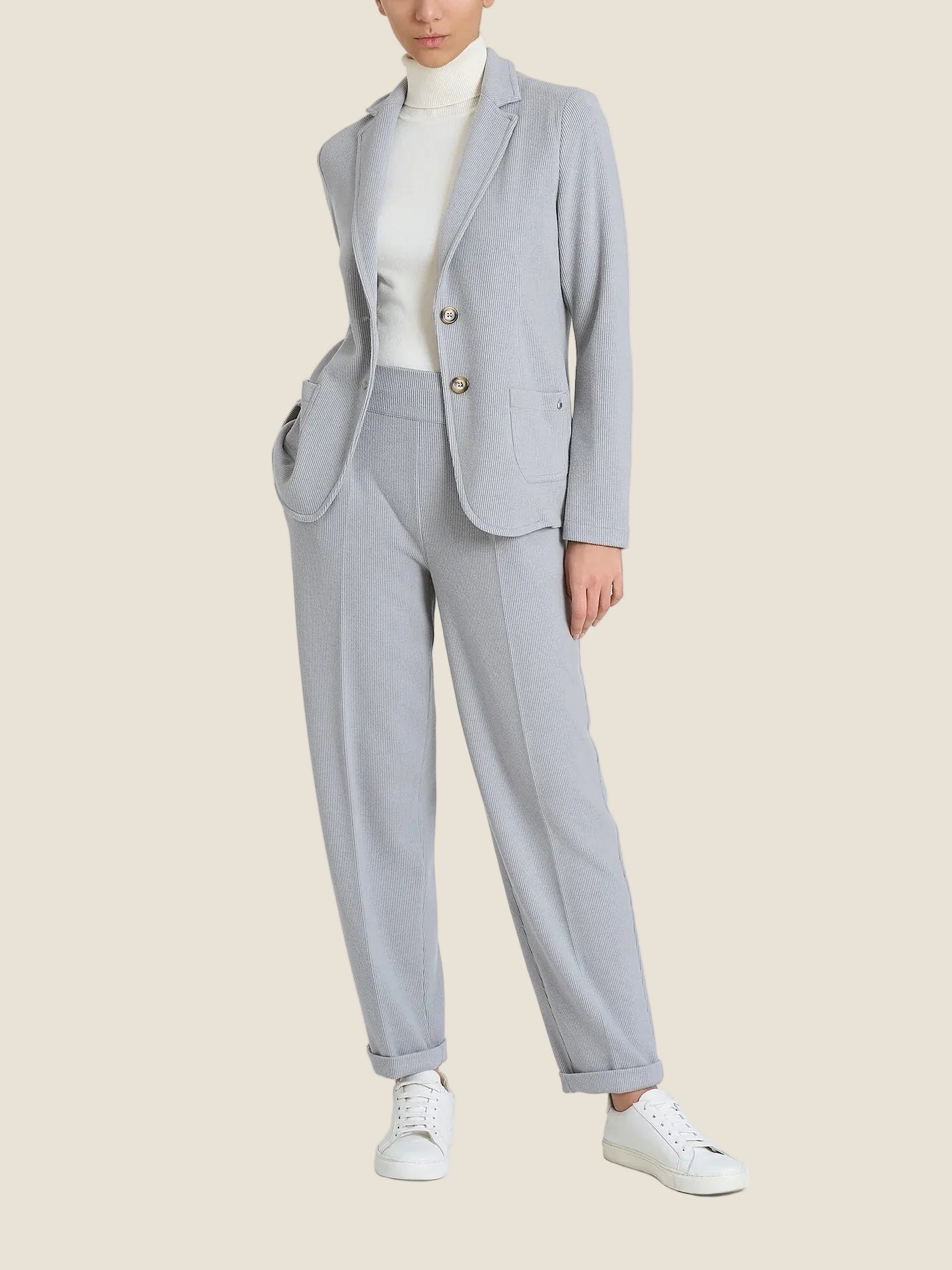 Ragno Blazer con due bottoni in Velvet